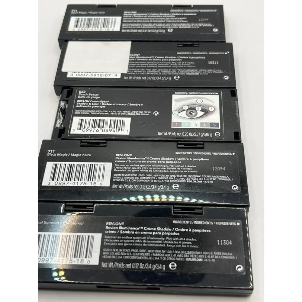 Revlon Illuminance Crème Shadow, 710, 711, 714, and custom eyes 022